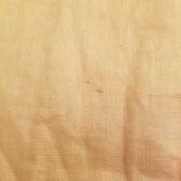 Jones New York 12 Goldenrod Yellow Linen Smocked Top Lightweight Natural Fibers - Picture 6 of 6